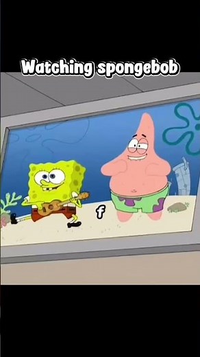 Watching spongebob #shorts #memes #funny #familyguy #viral