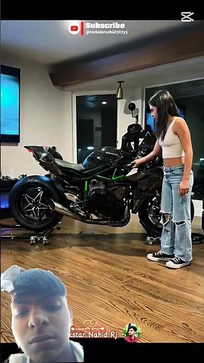 Kawasaki ninja h2r #automobile #zx10r #bike #smartphone #bikelife #unfrezzmyaccount #bike #shorts