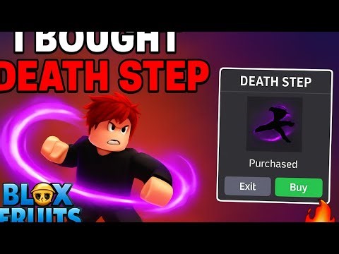 I Bought DEATH STEP in Blox Fruits! 👊🔥 Full Moves Showcase