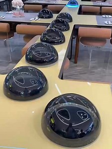 42K views · 801 reactions | Robots Are Serving Dinner in Shenzhen! 烙 No waiters needed—this restaurant uses a fully automated system to deliver dishes straight to your table! The future is now.  #SmartTech #ChinaInnovation #RobotWaiter #ChinaTech | Embassy of The People's Republic of China in the United States | Facebook