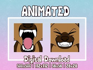 Animated German Shepherd Dog Bite Emote or Alert for Twitch, Youtube, Discord, and Tiktok Stream - Etsy