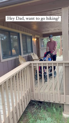 644K views · 19K reactions | (Sponsored) Would your child like to hike and roll? We recently stayed at YMCA of the Rockies and signed up for some guided hiking! All of their hiking guides are CPR and First Aide certified. We did bring our own adaptive hiking chair that was gifted to Robbie from Huckleberry Hiking this chair is linked in my bio with an affiliated code for a free bag. | Accessible Adventures | Facebook