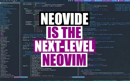 Neovide - 酷炫的Neovim客户端（Rust编写）