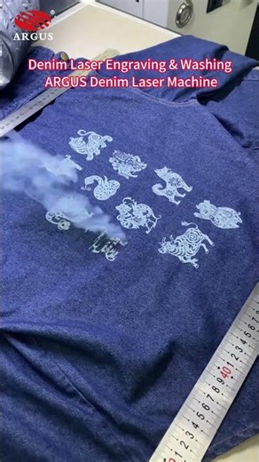 Denim Laser Engraving & Washing Effect | ARGUS LASER Denim Laser Machine