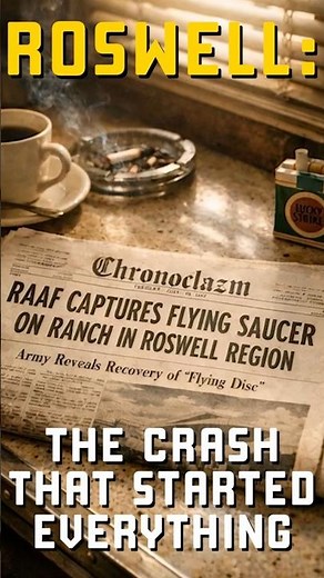 Roswell: The Crash That Started Everything #Roswell #UFO #FlyingSaucer #1947 #USAF #History #Mystery