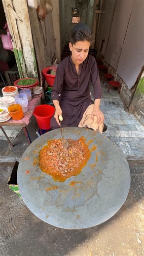 Young Boy Cooking Beef Liver - Tawa Fry Kaleji Making #streetfood #tawafrykaleji #food