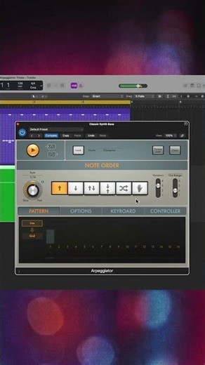 Logic Pro - Easy Synthwave Bass (Arpeggiator + Compressor) #logicpro #musicproducer #tutorial
