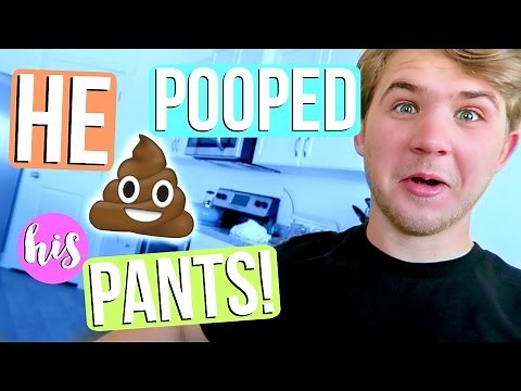 HE POOPED HIS PANTS! (for real)