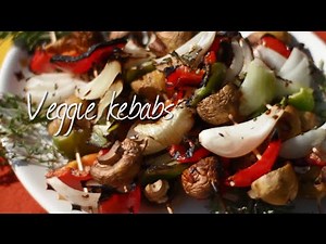 How to BBQ veggie kebabs