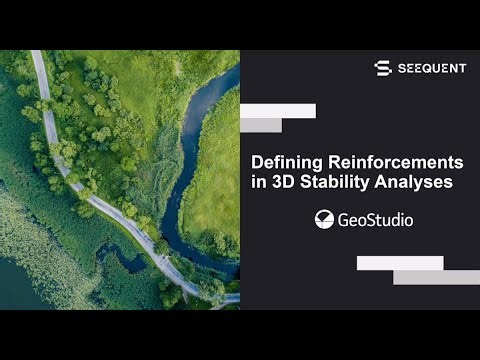 Defining Reinforcements in 3D Stability Analyses