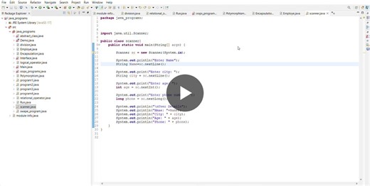 #java #oop #programming #learning #encapsulation #inheritance #polymorphism #abstraction #scanner #codingpractice | Sravani Inolu