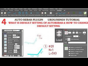 What is default setting of autorebar and how can change setting