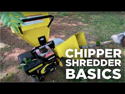 CHIPPER SHREDDER BASICS & Champion Wood Chipper Review
