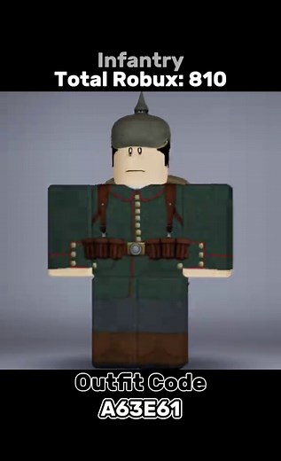 Outfit Ideas for WW1 German Soldier in Roblox