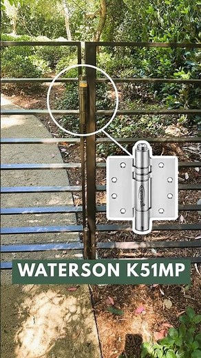 Self-Closing Metal Gate Hinge for Outdoor Gates