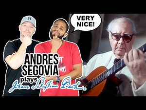 Segovia plays J.S. Bach | First Time Reaction!