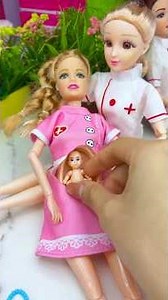 Satisfying With Unboxing Barbie Princess Giving Birth Toys, ASMR Video #shorts