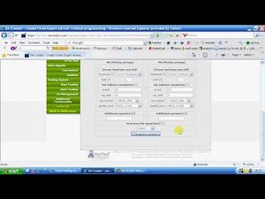 EA Creator tutorial 2: Creating Forex Expert Advisor with standard indicators. Part 1