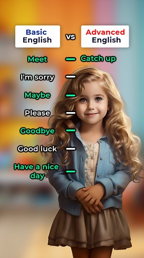 565K views · 10K reactions | Basic English vs Advanced English #learnenglishdaily #KidsLibrary #englishlearning #everyone #englishgrammar #englishteacher #vocabulary #learningthroughplay #LearnEnglish | Kids Library | Facebook