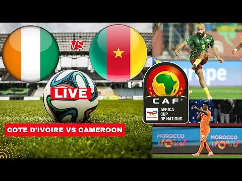 Cote D’Ivoire vs Cameroon 1-1 Live Stream Africa Nations Cup AFCON Football Match Score Direct Lions