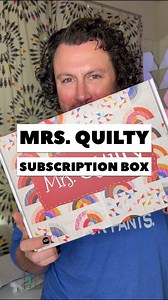 76K views | Whether quilt-curious or quilt-genius, Mrs. Quilty is the subscription box that you've been waiting for. The tips, tricks, and project tutorials are worth the cost of subscription alone, but the fabric bundle and notions make this a deal you don't want to pass up. Make sure to use the code MxDomestic20 to get 20% off your first box with @mrsquiltycom for some quilt-tastic fun! | Mx Domestic | Facebook