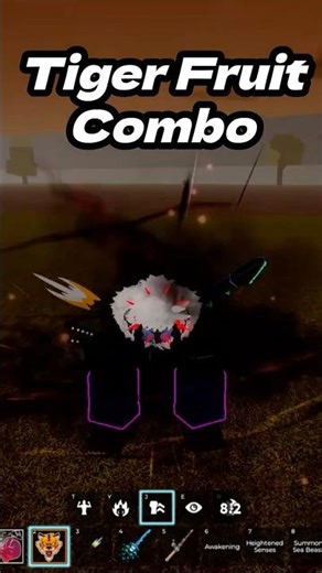 CRAZY Tiger Fruit Combo 🐯 Blox Fruits ROBLOX