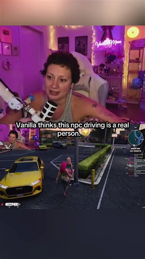 The girl talking to vanilla had me dying. 😂 @vanilla #fyp #gta #funny #gtarp #vanillamace