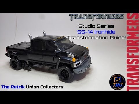Transformers Studio Series SS-14 Ironhide Transformation Guide!