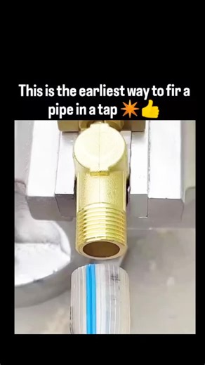 knowverse🧠 on Instagram: "Most people think fitting a pipe into a tap is a difficult job that only a plumber can do. But what if I told you there’s a simple method that anyone can follow at home? No expensive tools, no professional skills, and no frustration. Many leaks and loose connections happen because people rush the process or use the wrong technique. This easy trick saves time, prevents water leakage, and gives you a strong, long-lasting connection. The key is understanding the correct a