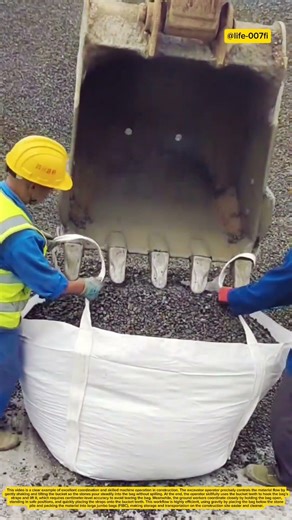 Perfect teamwork: Excavator precision and heavy-duty bagging