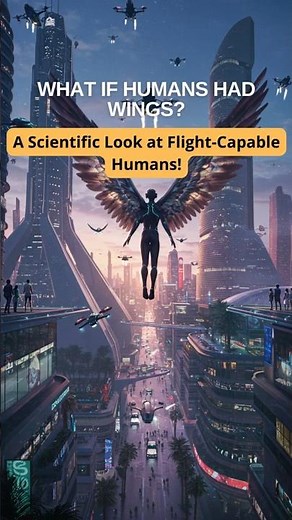 What If Humans Had Wings? 🦅 | A Scientific Look at Flight-Capable Humans!