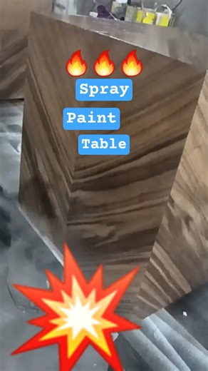 How to Spray Paint a Table#viral #shorts #shortvideo