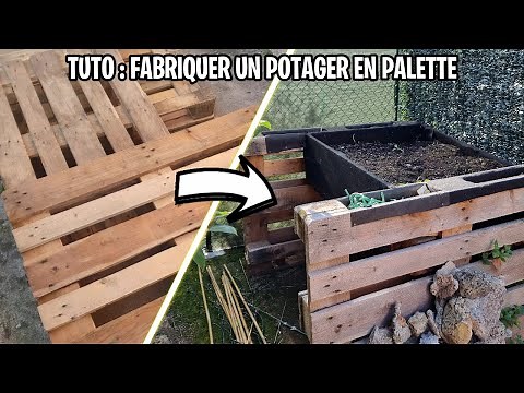 Fabriquer un potager en palette pour 10€ : le tuto