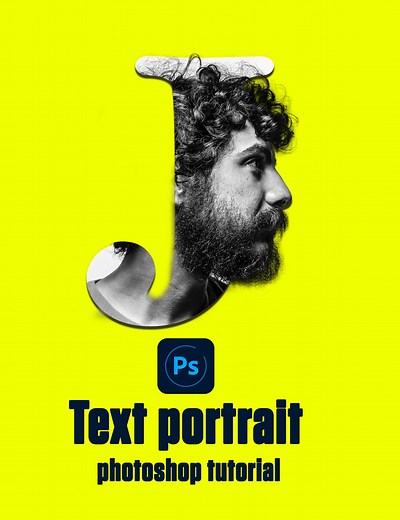 Text portrait in Photoshop | Photoshop Tutorial Youtube Chanel: https://www.youtube.com/@pixellgraphics #photoshop #photoshoptutorial #pixelgraphics | Pixel Graphics