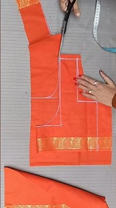 आसान तरीके से करें सादा ब्लाउज की कटिंग✂️|| 36 size simple blouse #trending #womensfashion #viral