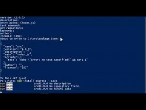 Cara Install ExpressJs