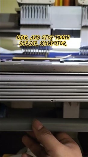 Cara menjalankan mesin bordir komputer #shorts #wilcome2 #belajarmenjalankanmesinbordirkomputer