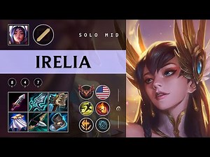 Irelia Mid vs Galio - NA Grandmaster Patch 25.24