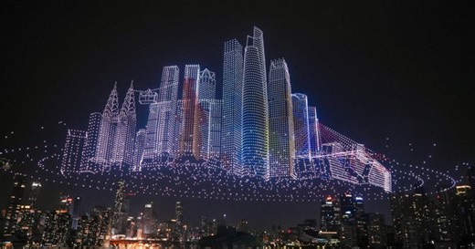 Record-Breaking Drone Show Lights up the Night Sky in China’s Tech-Forward Metropolis