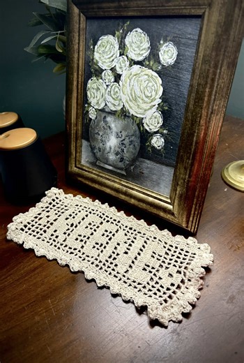 First Attempt at Name Doily: A DIY Crochet Journey