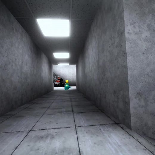 running away from monsters (scary baboon)