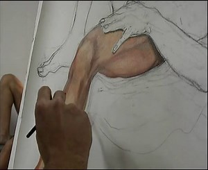 Peinture modèle vivant à l'atelier L'Imagerie