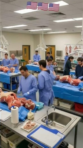 🇺🇸Anatomy Dissection Room 3d Anatony. #usa #usashorts #trending