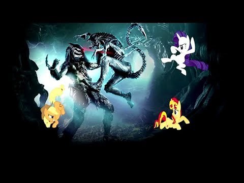 Ponies on Alien vs Predator- HHN 2014 - Original Video