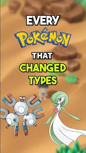 Every Pokémon that changed types #viral #shorts #fypシ #pokemon