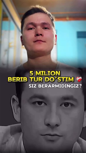 Mahmudjon on Instagram: "Eng yaqin do’stingizni belgilab keting 🫂 Sizda ham shunday do’st bormi? . . . . . #trend #yozyovon #music #kilip #rek #dost #fergana #tashkent #rels #buxoro #xonobod"