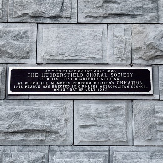 Did you know? There is a plaque on a building in Spring Street where our Society held its first quarterly meeting on 15th July 1836! It tells us that day members sang Haydn's 'The Creation'. This marked the start of a great tradition and the piece has been a deserved favourite of HCS audiences ever since.You could be part of this tradition too on Saturday 1st November, 7.30pm at Huddersfield Town Hall! Great seats available via the box office and online: bit.ly/42JELJ9Royal Northern Sinfonia, Ki