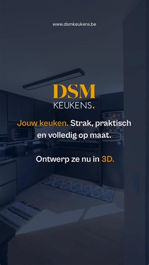 Hou je van een strakke look, krachtige materialen en een keuken die gewoon doet wat ze moet doen? Met de 3D-planner van DSM Keukens ontwerp je in no time een keuken die praktisch, modern en volledig op maat is. Geen gedoe, gewoon een keuken waar je trots op bent. Plan je 3D-plannersessie en start met ontwerpen. | DSM Keukens