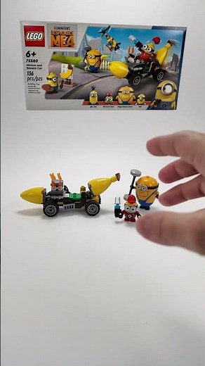 Lego Despicable Me 4 Minions and Banana Car (75580) Unboxing 2024