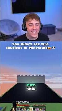 These Minecraft illusions will break your brain #optical #mindblown #shorts